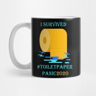 Toilet Paper Shortage Virus Flu Panic 2020 I Survived Gift Mug